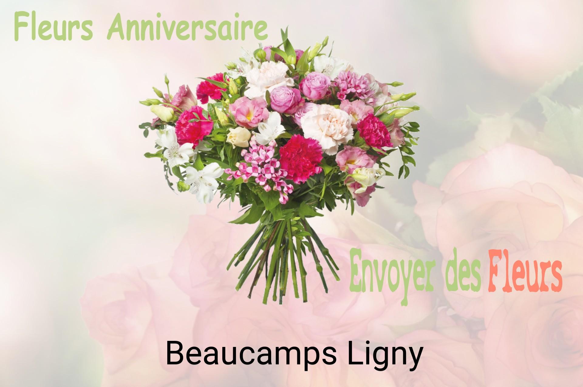 Bouquet de fleurs d’anniversaire livré à Beaucamps-Ligny